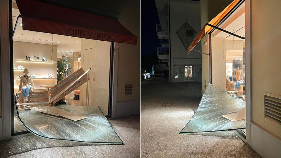 Forte dei Marmi, furto con spaccata a Louis Vuitton: l’auto rubata, la strada transennata e il colpo