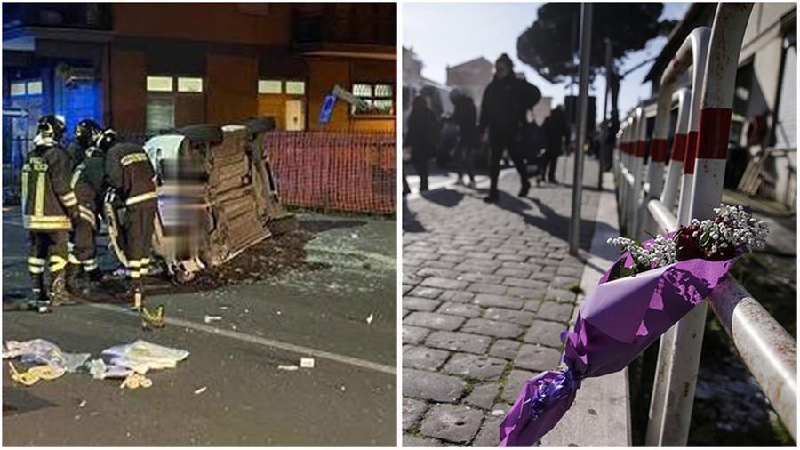 Roma, si ribaltano con una Fiat 500: morti 5 ragazzi tra 17 e 22 anni. Avevano festeggiato il compleanno di una delle vittime – Video