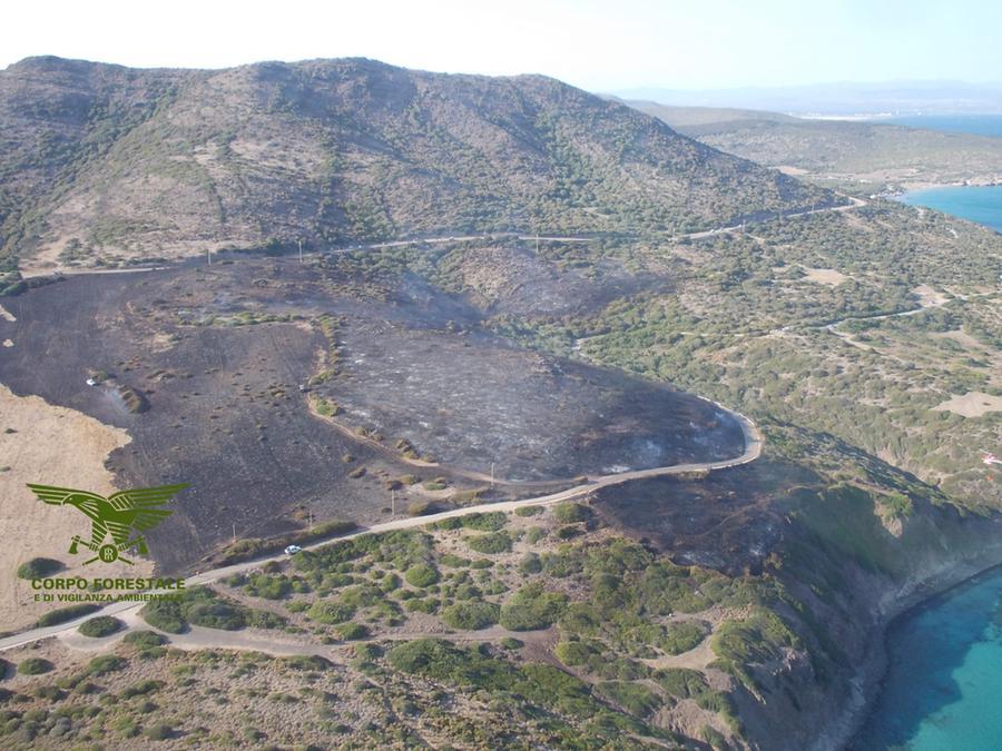 Appiccò un incendio che durò 24 ore, condanna definitiva a 6 anni per un 55enne di Sant’Antioco