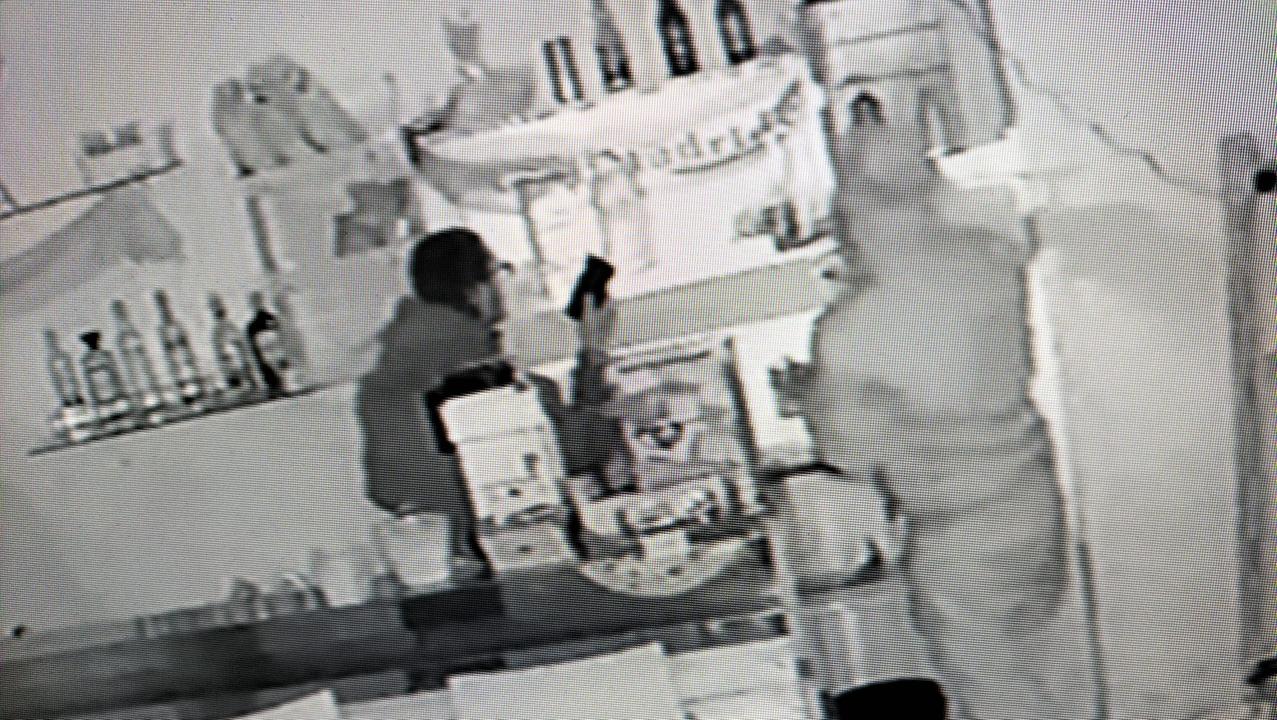 I due ragazzi ripresi dalle telecamere