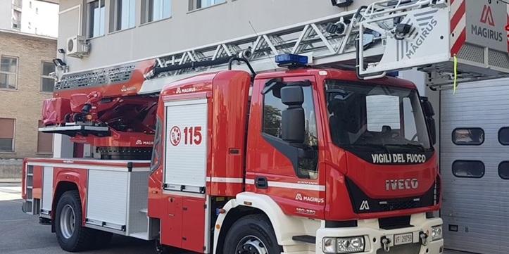 Pompieri di Carpi, riecco l’autoscala 