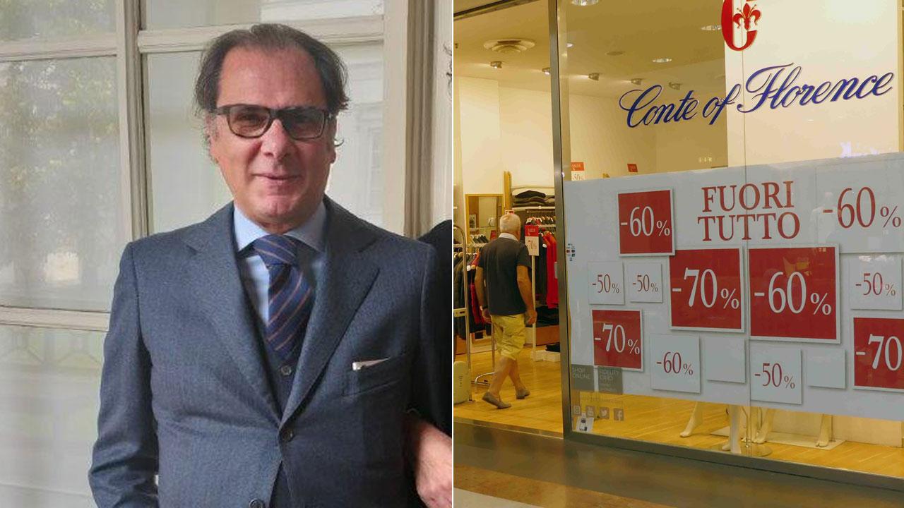 Riccardo Della Santina, il commercialista accusato dalla procura ed un negozio della catena Conte of Florence