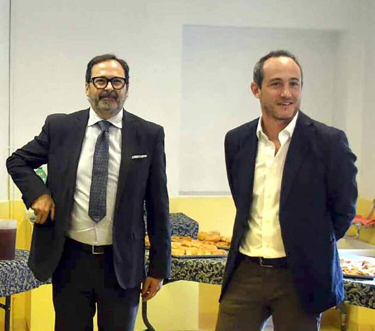 Nella foto a sinistra Francesco Persiani e accanto Marco Guidi