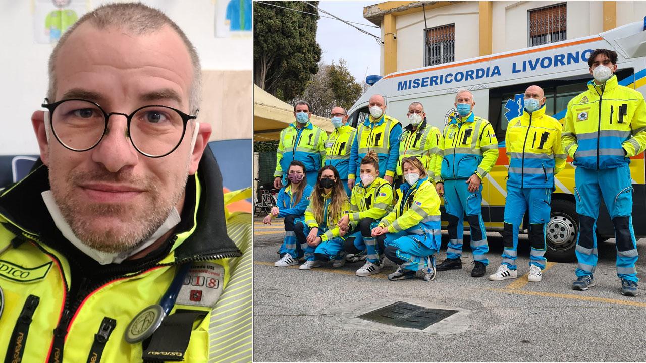 Livorno, grave medico del 118 dopo un infarto. La moglie: «Amore ora tocca a te, forza»