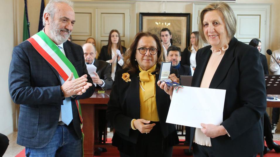 «A mio padre Aldo la medaglia d’oro»