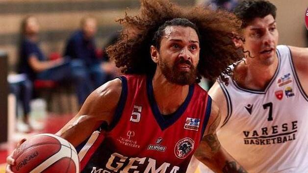 Bruno Duranti in azione nel match del girone di andata (foto Gema Montecatini)