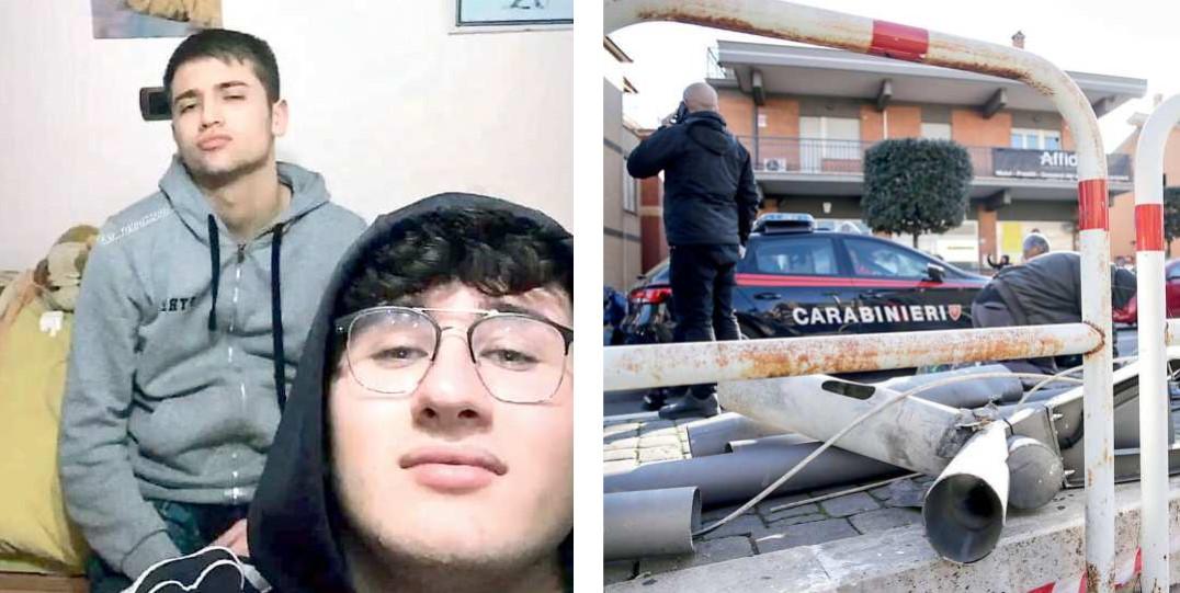 I due giovani e il luogo dell’incidente