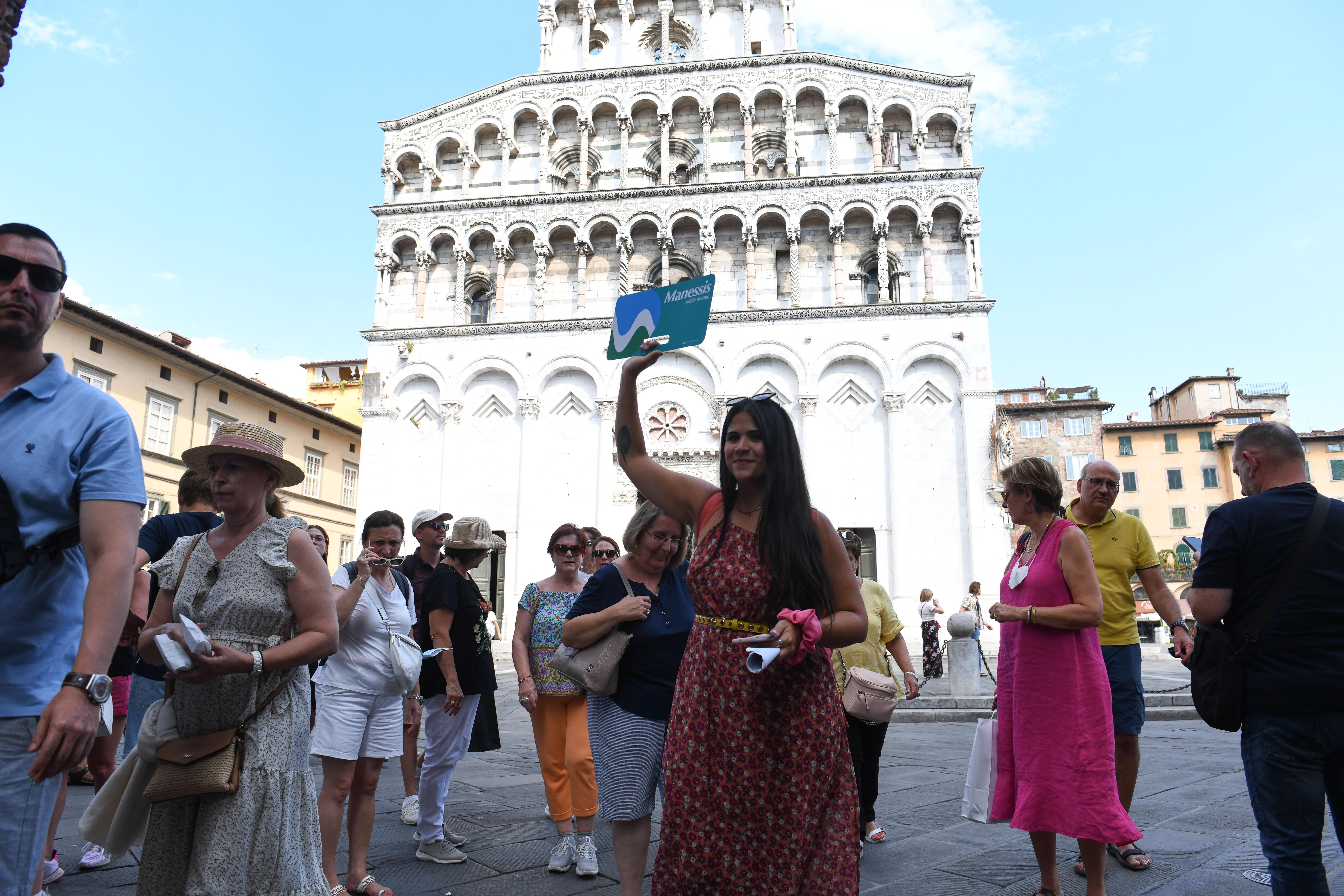 Turisti a Lucca