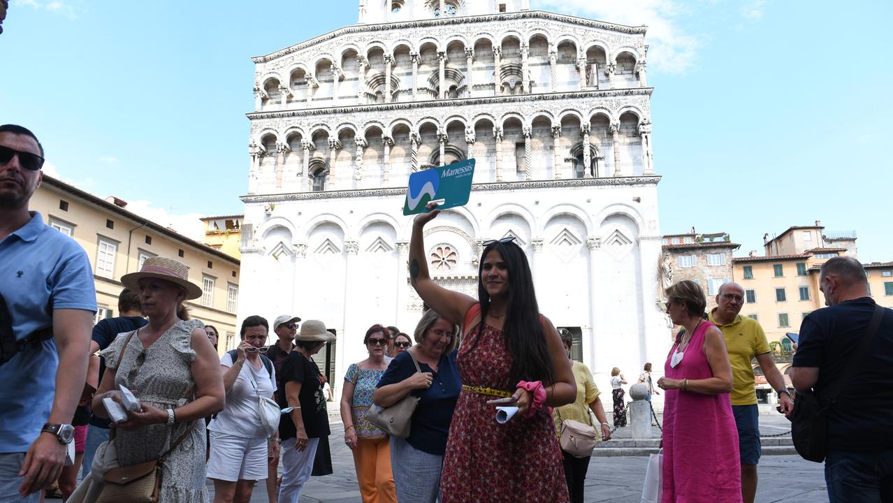 Turisti a Lucca