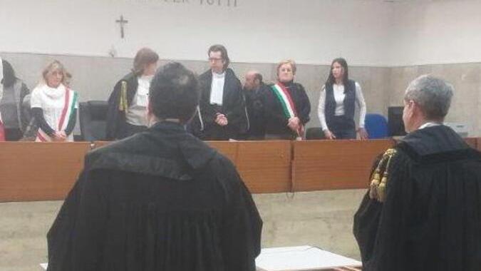 Un’udienza in Corte di assise