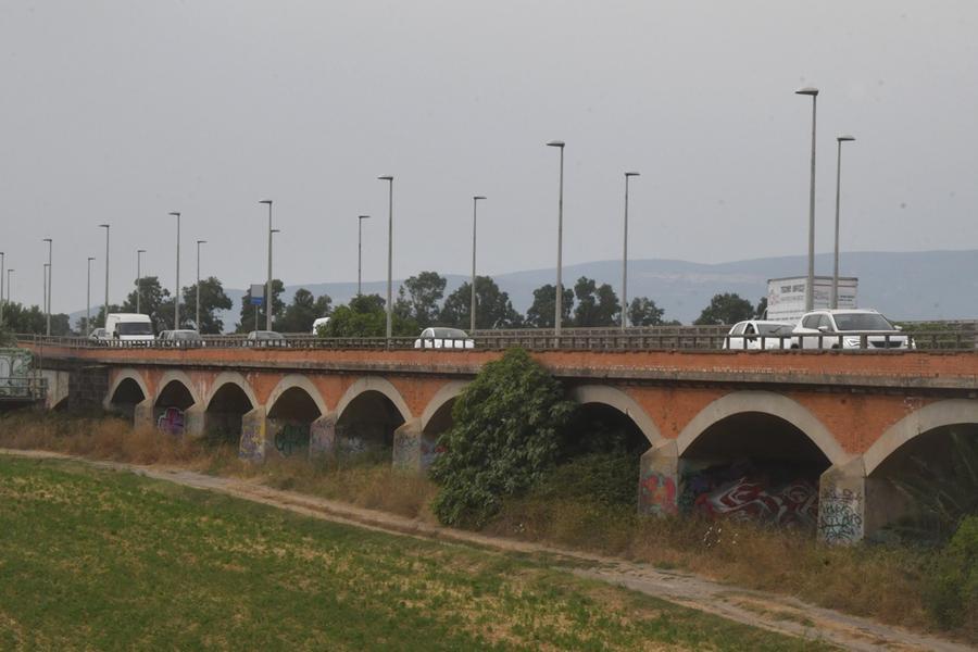 
	Il ponte sul Tirso all'ingresso nord

