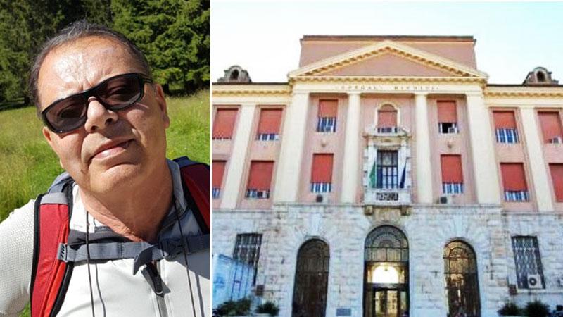 
	A sinistra Silvio Pieri medico legale e medico di famiglia per 40 anni andato in pensione la scorsa estate, a destra l'ospedale di Livorno

