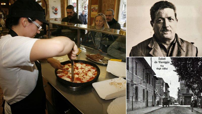Viareggio, auguri Rizieri: compie 85 anni la cattedrale laica di pizza e cecina