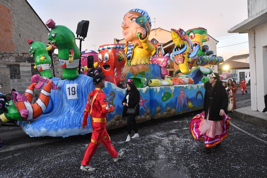 
	Un carro allegorico alla sfilata di Su Marrulleri del 2020

