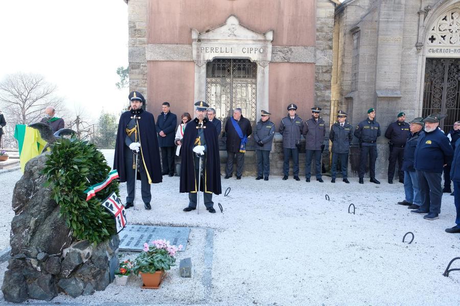 Commemorazione in onore di Salvatore Corrias, un eroe sardo morto in terra lombarda