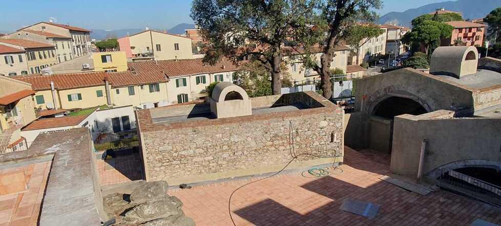 Pisa, punto di salita sulle mura e museo al “nuovo” bastione del Parlascio