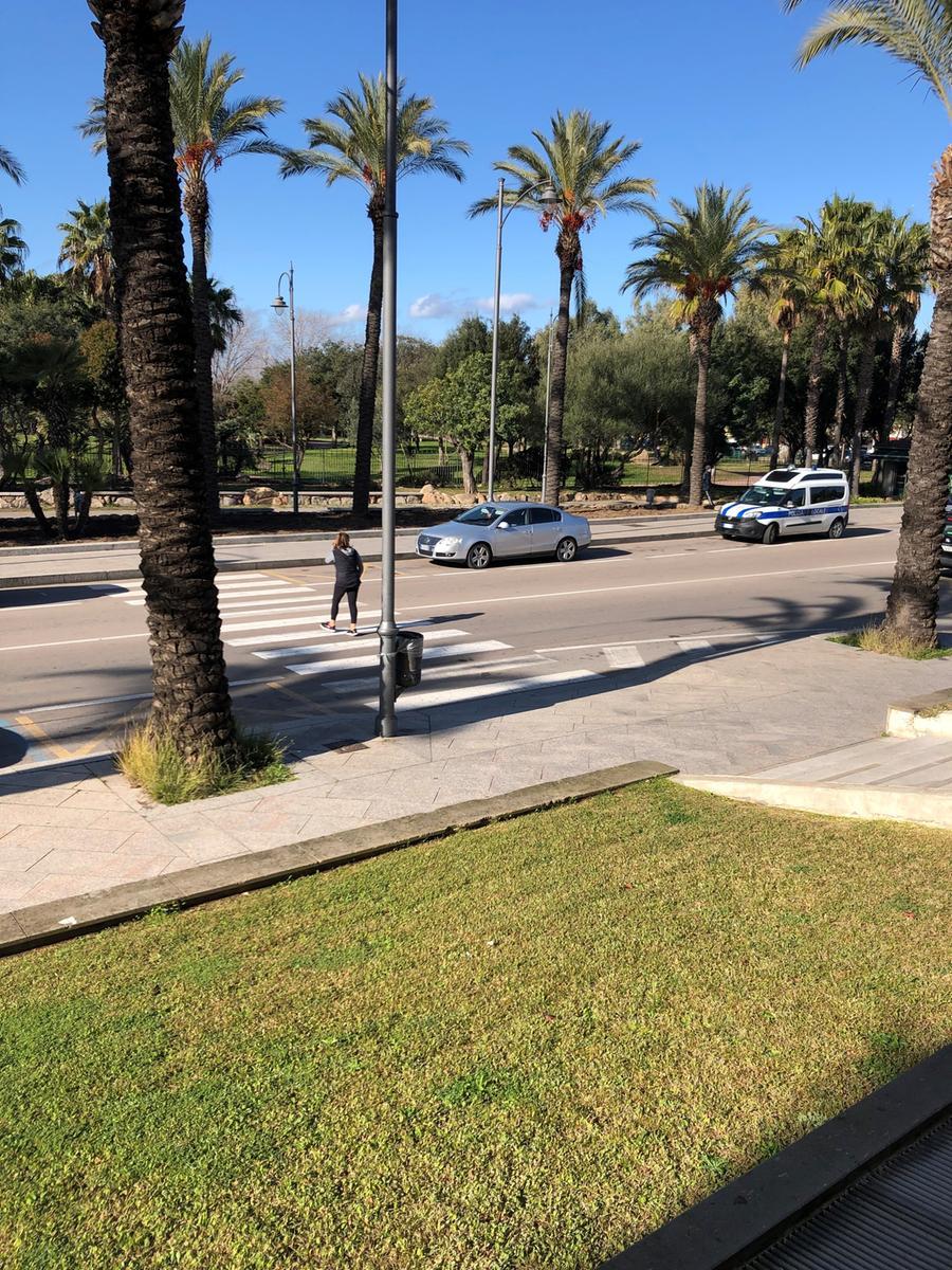 
	L'attraversamento pedonale di via D'Annunzio dove &egrave; avvenuto l'investimento&nbsp;

