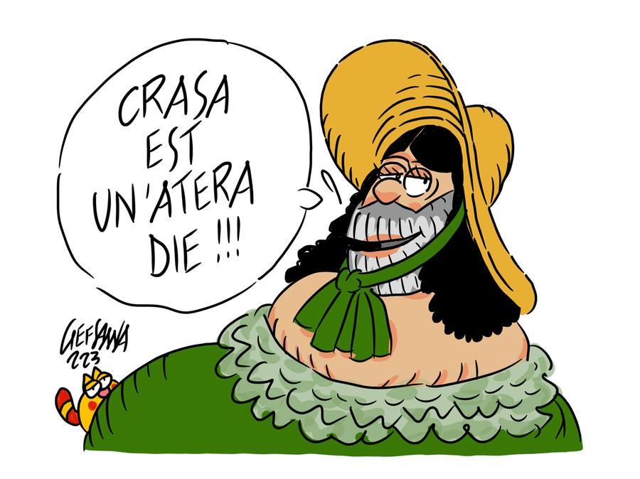 La vignetta di Gef: la Regione investe anche sul doppiaggio in sardo dei film