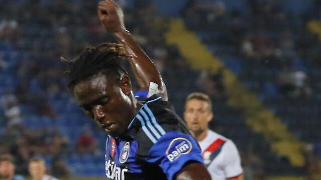 Cissè con la maglia del Pisa 