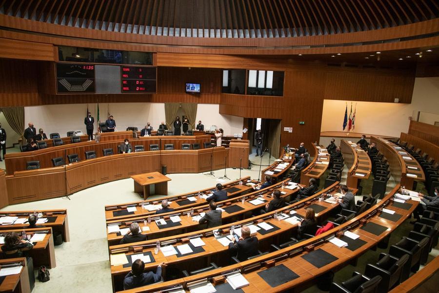 
	L&rsquo;aula del Consiglio regionale (foto archivio/Rosas)

