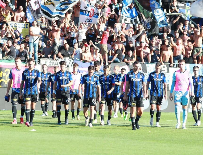 Nerazzurri sconsolati dopo il ko nella gara d’andata (Sestini)