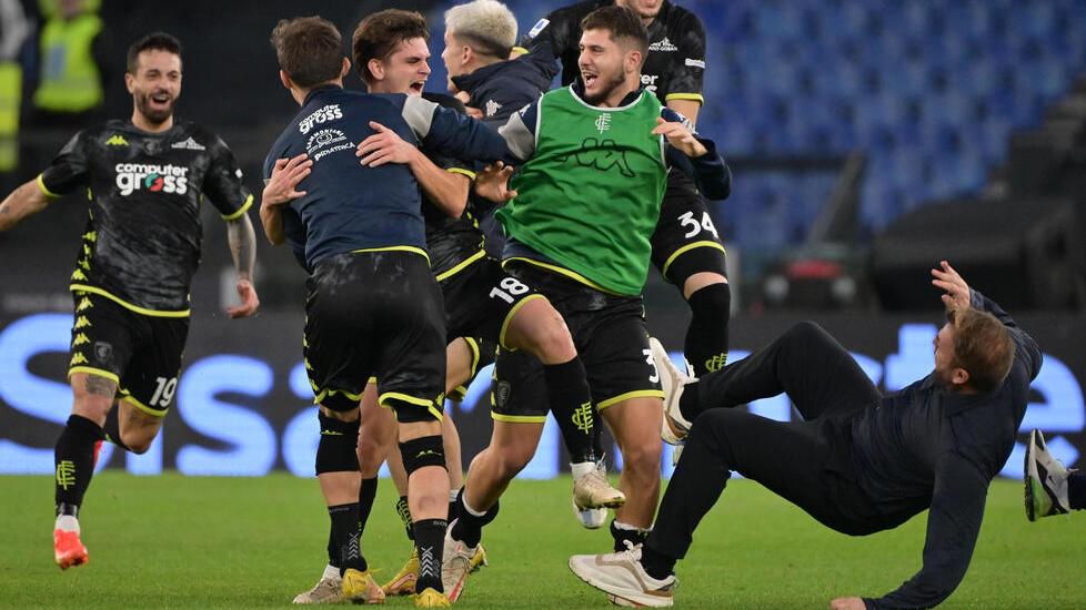 Lo scivolone di Zanetti all’Olimpico