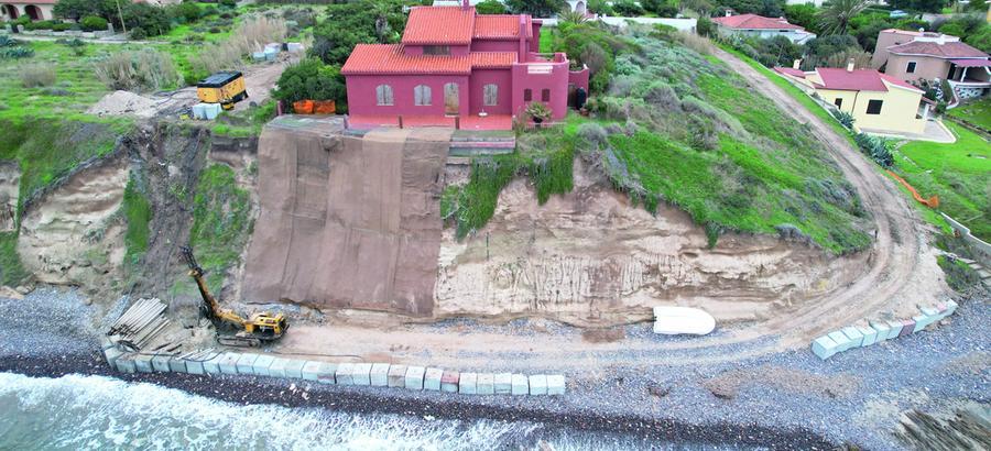 Nell’isola che si sbriciola persi 116 chilometri di costa