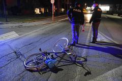 Scontro all’incrocio, un altro ciclista investito a Grosseto