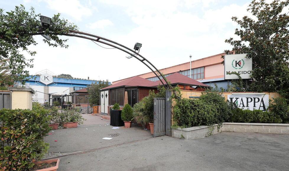 L’area esterna con l’ingresso al Kaleido di Malacoda