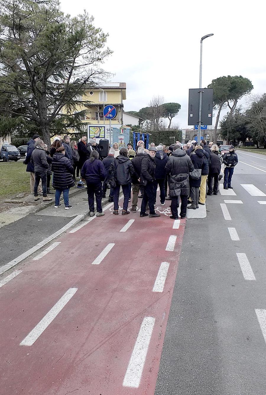 La ciclopedonale di Ghezzano intitolata a Gianluca Signorini