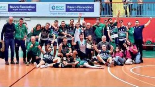 La Imballplast festeggia dopo il netto successo con Villadoro (Foto da Fb)