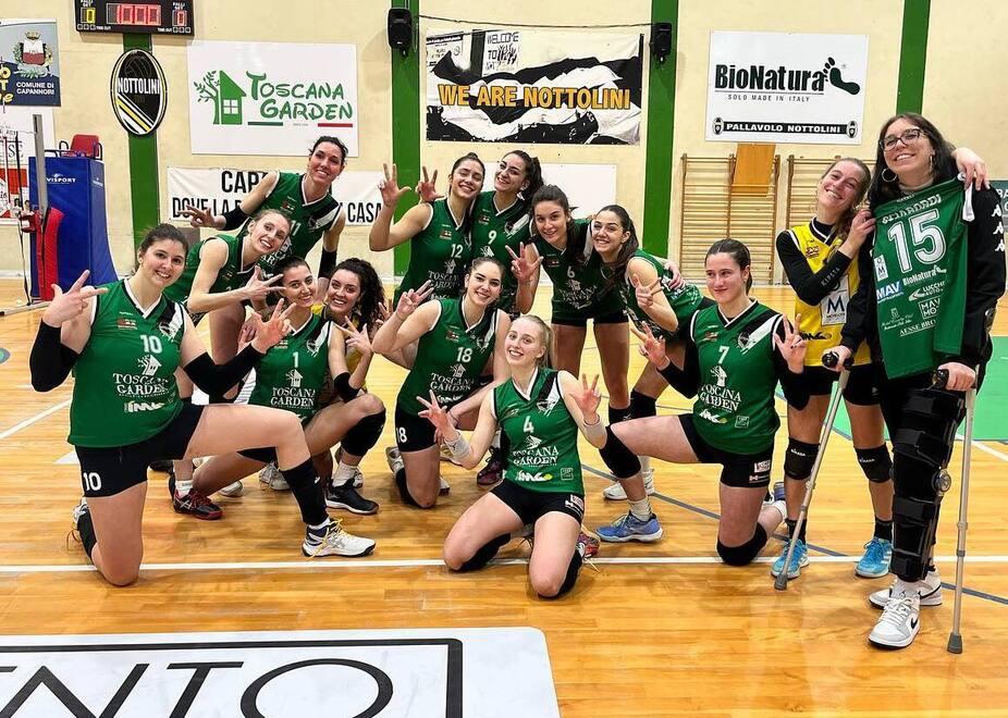 Le ragazze dell’Img Toscanagarden Nottolini Capannori