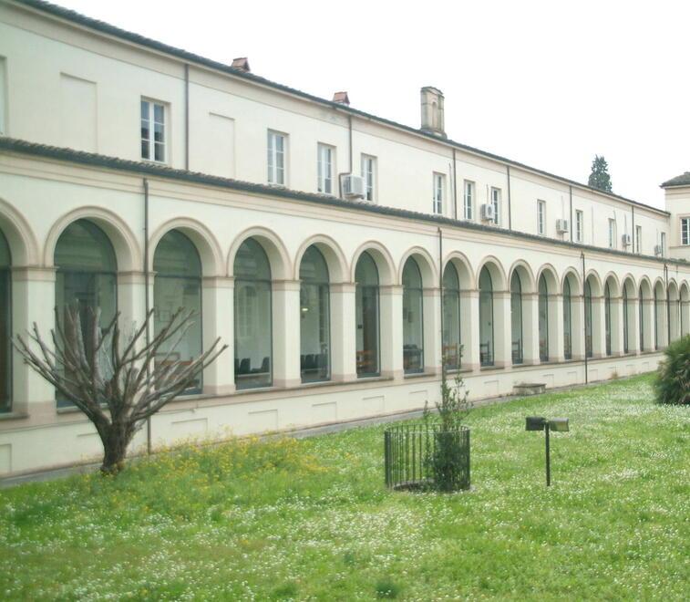 Un’ala del complesso del Galli Tassi dove ha sedeil Tribunale