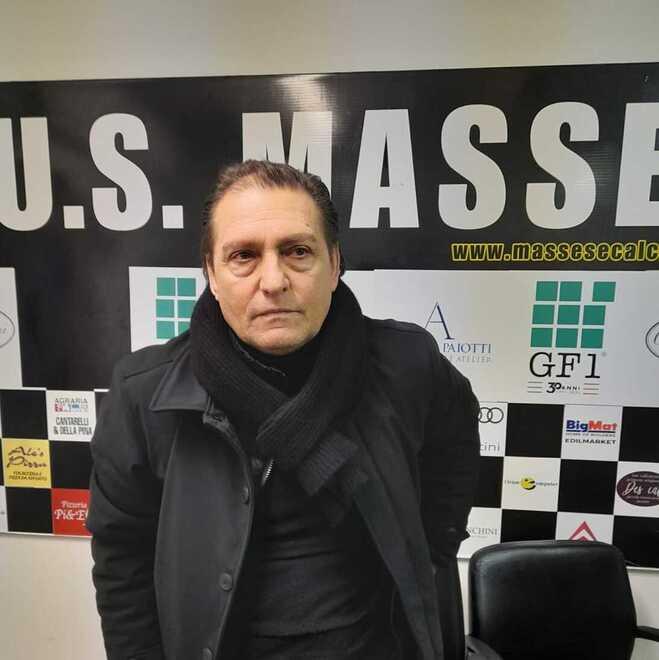 L’allenatore della Massese Marco Tosi