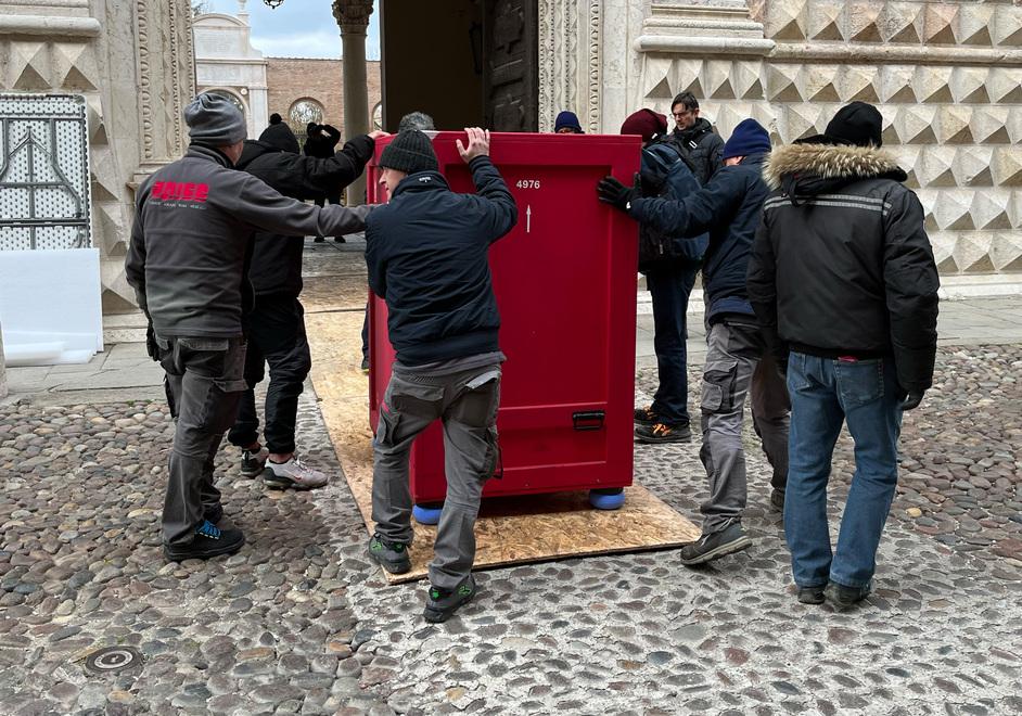 Ferrara, arrivano i quadri per la mostra sul Rinascimento al Diamanti