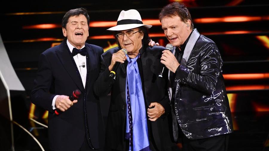 Sanremo, l’Italia incollata alla tv: Morandi-Ranieri-Al Bano, che show