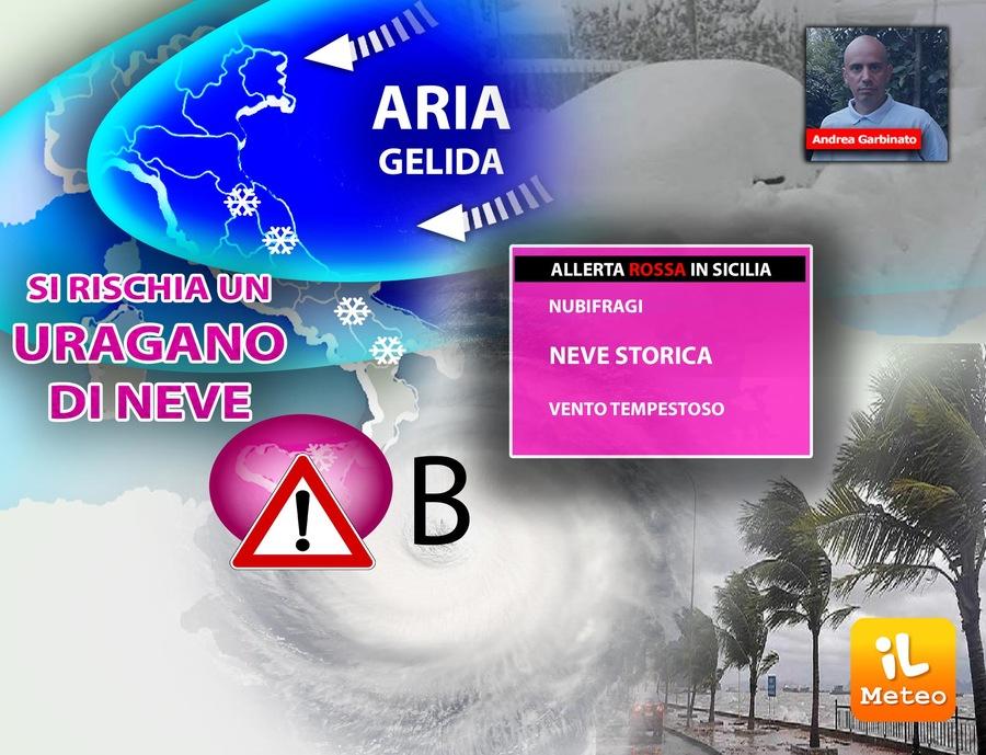 Maltempo, in arrivo un uragano mediterraneo: disagi in Sicilia, Calabria e Sardegna