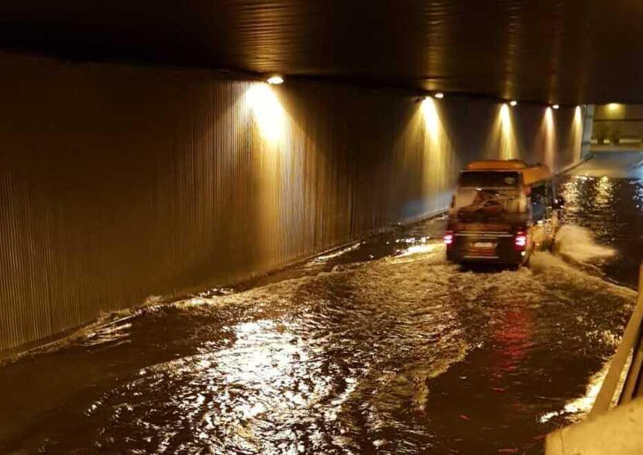 Il sottopassaggio di Porta Nuova a Pistoia si allaga di nuovo