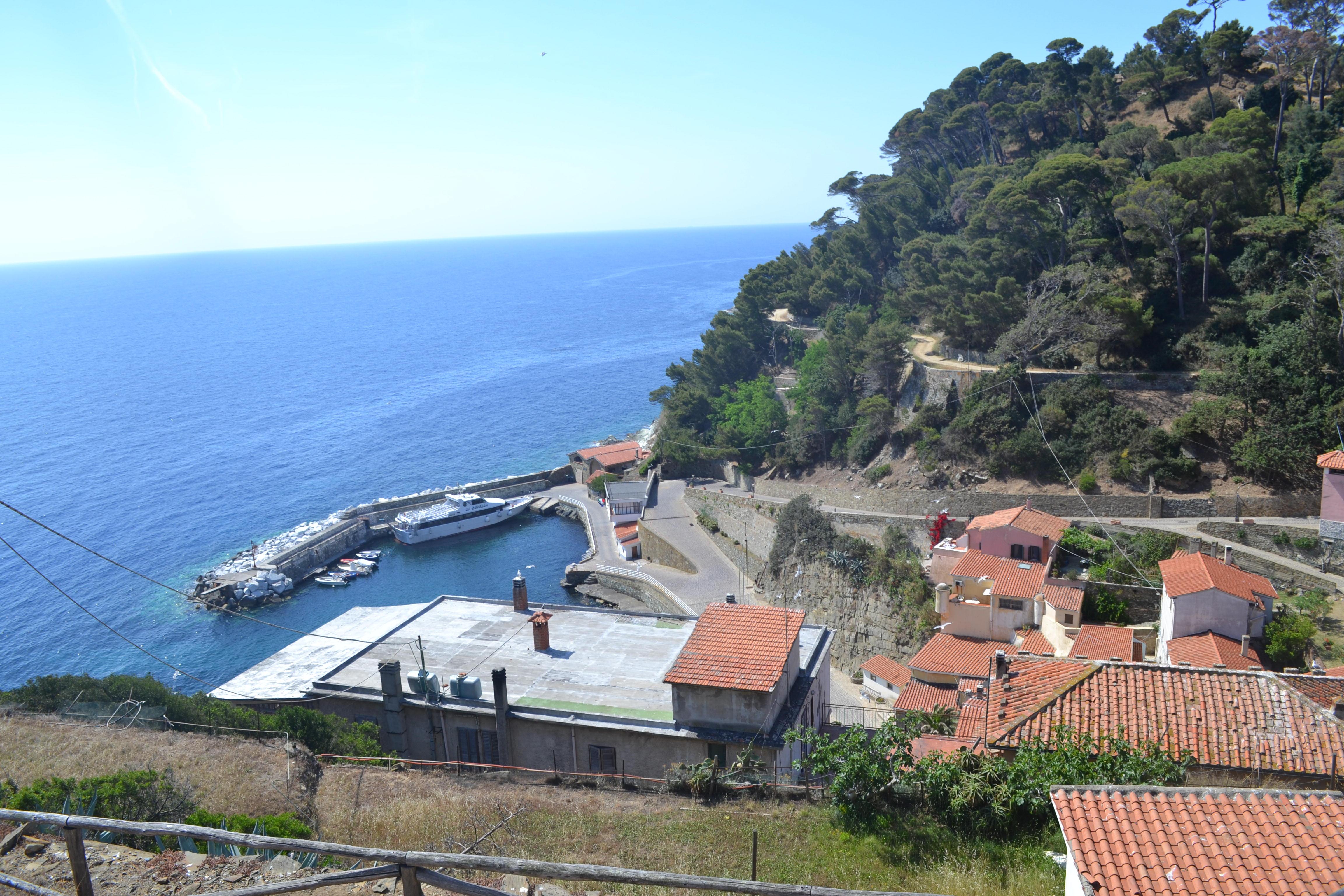 Una veduta del porto di Gorgona (foto d'archivio)