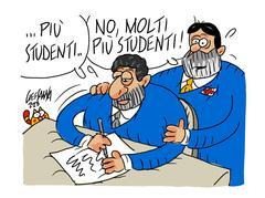 La vignetta di Gef: più studenti nelle facoltà di medicina