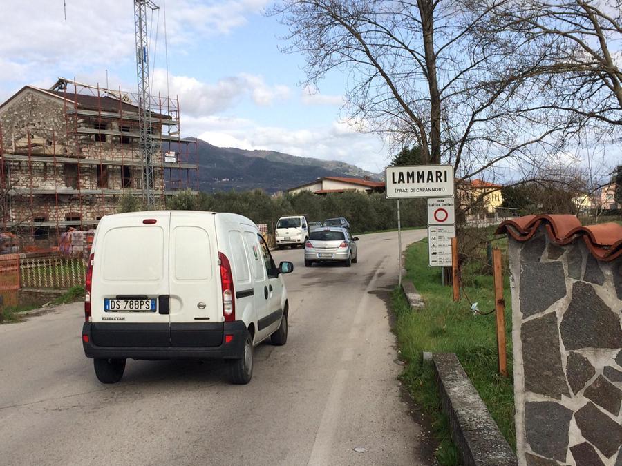 LUCCA Nuova viabilità - Asse Nord - Sud: il punto in via delle Ville al confine tra S. Cassiano a Vico e Lammari