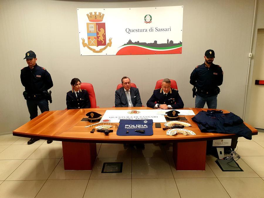 
	La conferenza stampa in Questura (foto ivan nuvoli)


