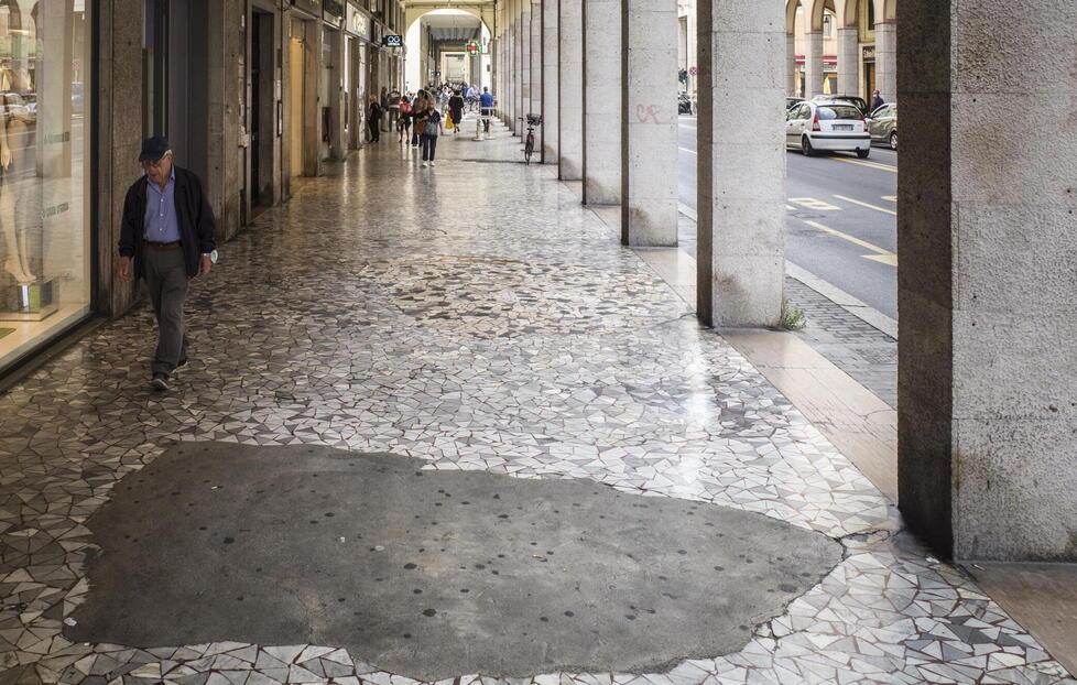 Via Grande, la disputa sul futuro dei portici: «Quella non chiamatela palladiana»