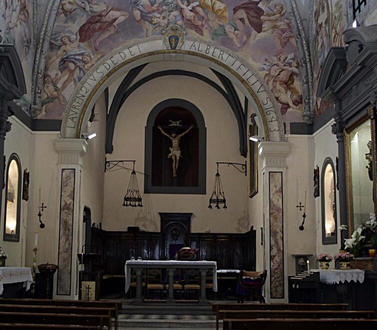 La chiesa nel complesso di Santa Maria in Selva