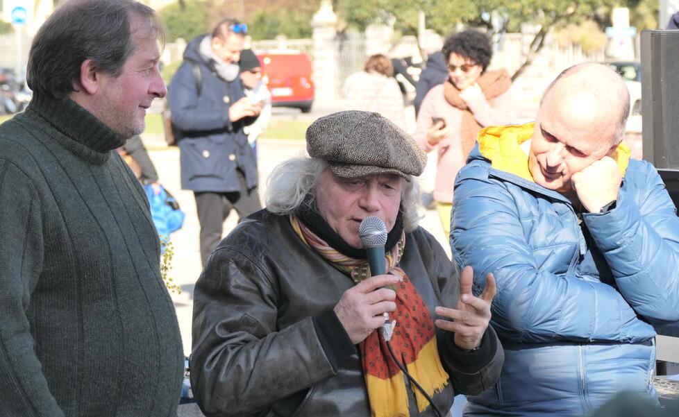 Gionata Francesconi tra Claudio Vecoli e Stefano Pasquinucci