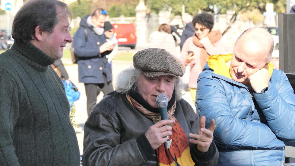 Gionata Francesconi tra Claudio Vecoli e Stefano Pasquinucci