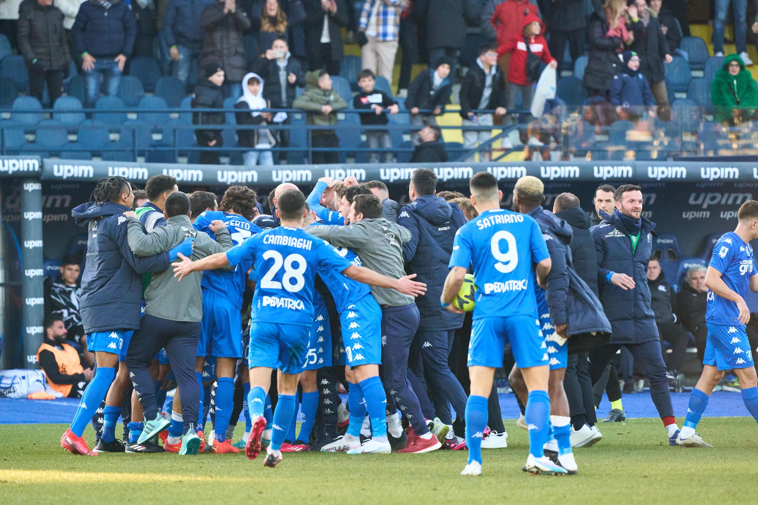 Empoli dalle stalle alle stelle lo Spezia beffato nel finale 