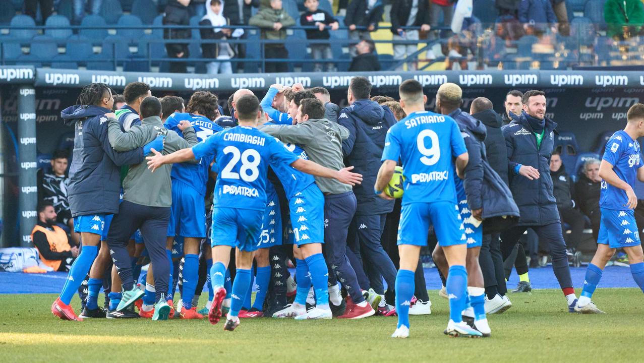 Empoli dalle stalle alle stelle lo Spezia beffato nel finale