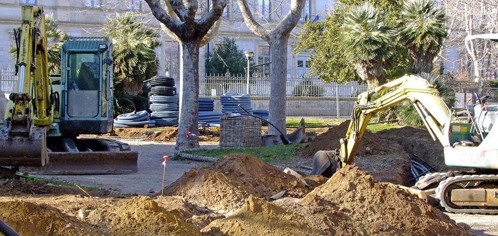 Ruspe in piazza Dante  il restyling entra nel vivo