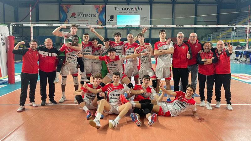 
	I giovani della Kemas Lamipel Santa Croce impegnati nel campionato di Serie B

